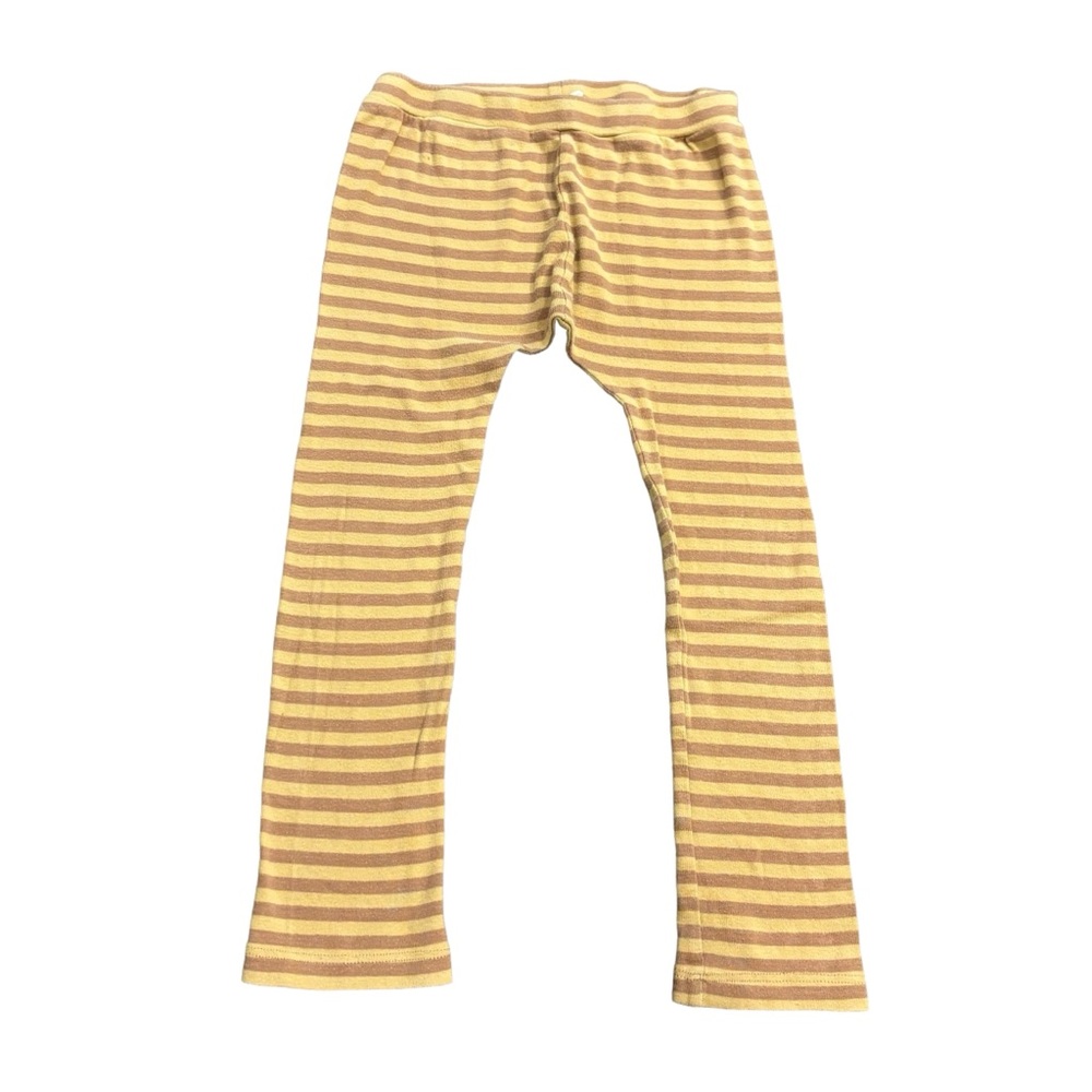 Kate Quinn Organics Brown Striped Leggings
